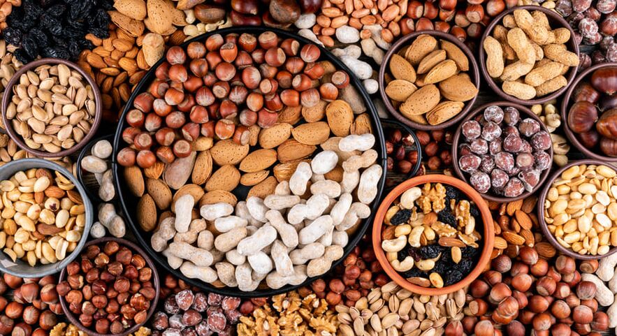 Various nuts that have a positive effect on male potency